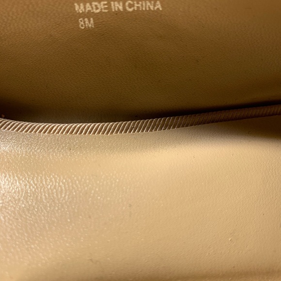 Crown & Ivy Addison Gold Sparkle Flats Size 8 - Picture 3 of 8